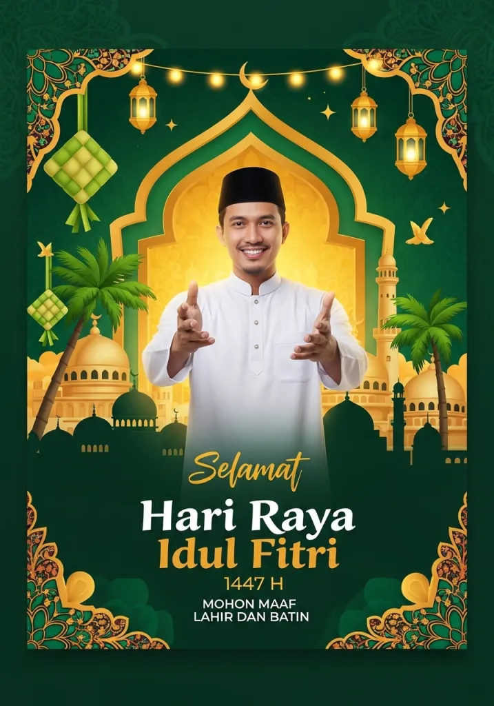 Poster Lebaran 1447 H