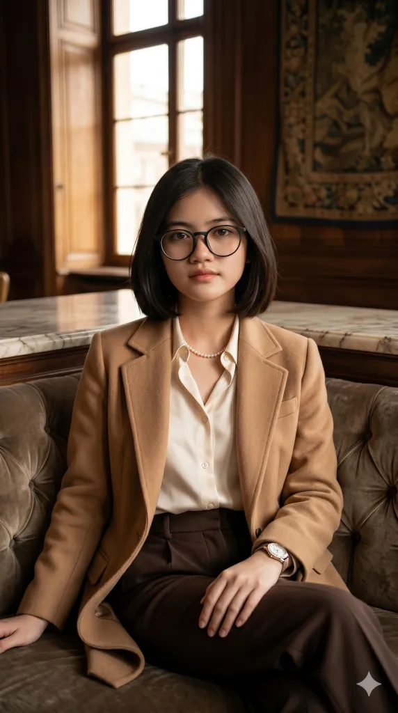 Old Money Luxury Portrait